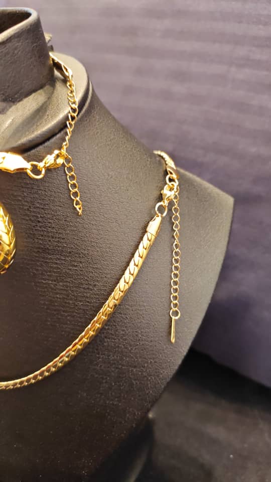 4pcs Parure Spika acier inoxydable